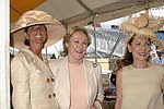 Somers Farkas, Jessie Arascot, and Victoria Wymanat the Hampton Classic Horse Show on September 5, 2004  in Bridgehampton, N.Y.<br> (photo by Rob Rich copyright 2004 516-676-3939)