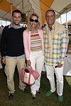 Jon, Renee', and Richard Steinberg at the Hampton Classic Horse Show on September 5, 2004  in Bridgehampton, N.Y.<br> (photo by Rob Rich copyright 2004 516-676-3939)