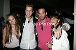 Alexis Lyons, Adam Alpert, Zev Norotsky,Caryn Eisenberg on 5-29-04 at Hampton Magazine party at  Hampton Hall in Southampton<br>photo by Rob Rich copyright 2004 516-676-3939<br>robwayne1@aol.com