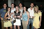 Dave Kramer, Jasmin Rosenberg, Darren Stein, Ali Jacobs, Brett Zinner, Betsy Rudnick, Mike Zandman, and Leila Nejad on 5-29-04 at Hampton Magazine party at  Hampton Hall in Southampton<br>photo by Rob Rich copyright 2004 516-676-3939<br>robwayne1@aol.com
