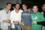 Brett Zinner, Mike Zandman, Dave Kramer, and Jon Tunis on 5-29-04 at Hampton Magazine party at  Hampton Hall in Southampton<br>photo by Rob Rich copyright 2004 516-676-3939<br>robwayne1@aol.com