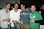 Brett Zinner, Mike Zandman, Dave Kramer, and Jon Tunis on 5-29-04 at Hampton Magazine party at  Hampton Hall in Southampton<br>photo by Rob Rich copyright 2004 516-676-3939<br>robwayne1@aol.com