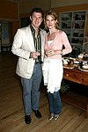 NEW YORK - MAY 29:Bobby Flay and Stephanie March at the Hampton's Magazine Party at Jason Binn's Southampton residence on May 29, 2004<br>(photo by Rob Rich/Getty Images)