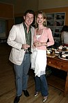 NEW YORK - MAY 29:Bobby Flay and Stephanie March at the Hampton's Magazine Party at Jason Binn's Southampton residence on May 29, 2004<br>(photo by Rob Rich/Getty Images)
