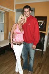 NEW YORK - MAY 29: Actress Tara Reid with Kyle Boler of the Baltimore Ravens at the Hampton's Magazine Party at Jason Binn's Southampton residence on May 29, 2004<br>(photo by Rob Rich/Getty Images)