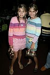 Lexi and Allie Kaplan at the 1st. Anniversary of Jean Luc East  on 9-5-04 in Easthampton. photo by Rob Rich copyright 2004<br>516-676-3939<br>robwayne1@aol.com