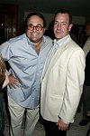 Jean Luc and Michael Lohan  at the 1st. Anniversary of Jean Luc East  on 9-5-04 in Easthampton. photo by Rob Rich copyright 2004<br>516-676-3939<br>robwayne1@aol.com