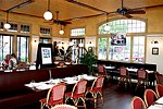 The dining room at JLXBistro for the &quotSave the Sign&quot benefit in Sag Harbor on 6-17-04. photo by Rob Rich copyright 2004<br>516-676-3939 robwayne1@aol.com<br>112 12th. AVe, Sea Cliff, N.Y.11579