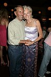 Roy Scheider with wife Brenda Siemer at JLXBistro for the &quotSave the Sign&quot benefit in Sag Harbor on 6-17-04. photo by Rob Rich copyright 2004<br>516-676-3939 robwayne1@aol.com<br>112 12th. AVe, Sea Cliff, N.Y.11579