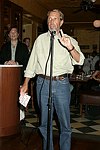 Auctioneer Roy Scheider at JLXBistro for the &quotSave the Sign" benefit in Sag Harbor on 6-17-04. photo by Rob Rich copyright 2004<br>516-676-3939 robwayne1@aol.com<br>112 12th. AVe, Sea Cliff, N.Y.11579