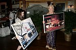 Art work for auction at JLXBistro for the &quotSave the Sign&quot benefit in Sag Harbor on 6-17-04. photo by Rob Rich copyright 2004<br>516-676-3939 robwayne1@aol.com<br>112 12th. AVe, Sea Cliff, N.Y.11579