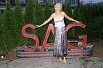Barbara Siemer at JLXBistro for the &quotSave the Sign&quot benefit in Sag Harbor on 6-17-04. photo by Rob Rich copyright 2004<br>516-676-3939 robwayne1@aol.com<br>112 12th. AVe, Sea Cliff, N.Y.11579