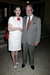 NEW YORK - JUNE 15: Joanna Pruess and Bob Lape at the 80th.birthday celebration of famed restaruanteur GEORGE LANG at Cafe des Artistes<br>in Manhattan on June 15, 2004.<br>photo by Rob Rich copyright 2004 516-676-3939