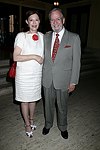 NEW YORK - JUNE 15: Joanna Pruess and Bob Lape at the 80th.birthday celebration of famed restaruanteur GEORGE LANG at Cafe des Artistes<br>in Manhattan on June 15, 2004.<br>photo by Rob Rich copyright 2004 516-676-3939
