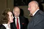 NEW YORK - JUNE 15:Helen Gurley Brown, David Brown, and Ed Koch  at the 80th.birthday celebration of famed restaruanteur GEORGE LANG at Cafe des Artistes<br>in Manhattan on June 15, 2004.<br>photo by Rob Rich copyright 2004 516-676-3939