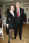 NEW YORK - JUNE 15:Helen Gurley Brown and  David Brown,  at the 80th.birthday celebration of famed restaruanteur GEORGE LANG at Cafe des Artistes<br>in Manhattan on June 15, 2004.<br>photo by Rob Rich copyright 2004 516-676-3939