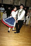 NEW YORK - JUNE 15: Hungarian Dancers at the 80th.birthday celebration of famed restaruanteur GEORGE LANG at Cafe des Artistes<br>in Manhattan on June 15, 2004.<br>photo by Rob Rich copyright 2004 516-676-3939