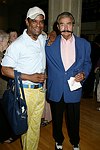 NEW YORK - JUNE 15: George Wayne and Leroy Neiman at the 80th.birthday celebration of famed restaruanteur GEORGE LANG at Cafe des Artistes<br>in Manhattan on June 15, 2004.<br>photo by Rob Rich copyright 2004 516-676-3939