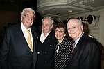 NEW YORK - JUNE 15: Jack Rudin, Max Frankel, Joyce Rudnick, and Gerry Schoenfeld at the 80th.birthday celebration of famed restaruanteur GEORGE LANG at Cafe des Artistes<br>in Manhattan on June 15, 2004.<br>photo by Rob Rich copyright 2004 516-676-3939