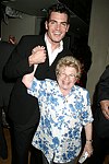NEW YORK - JUNE 15: Aiden Turner and Dr. Ruth at the 80th.birthday celebration of famed restaruanteur GEORGE LANG at Cafe des Artistes<br>in Manhattan on June 15, 2004.<br>photo by Rob Rich copyright 2004 516-676-3939