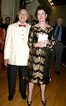 NEW YORK - JUNE 15: George and Jennifer Lang  at the 80th.birthday celebration of famed restaruanteur GEORGE LANG at Cafe des Artistes<br>in Manhattan on June 15, 2004.<br>photo by Rob Rich copyright 2004 516-676-3939