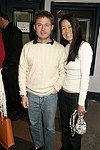 Timothy and Helen Schifter in Sag Harbor on 6-5-04<br>photo by Rob Rich copyright 2004   516-676-3939