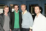  Chris Poone, Patrick McGregor, Malcolm Carfrae, and  Manel Garcia at the Notebook movie premiere in Sag Harbor on 6-5-04<br>photo by Rob Rich copyright 2004   516-676-3939