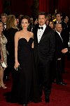 Angelina Jolie, left, nominated for Actress in a Leading Role for her role in &quotChangeling&quot and Brad Pitt, right, nominated for Actor in a Leading Role for his role in &quotThe Curious Case of Benjamin Button&quot attend the 81st Annual Academy Awards� at the Kodak Theatre in Hollywood, CA Sunday, February 22, 2009 airing live on the ABC Television Network.<br>