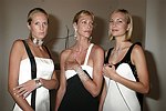 Models wearing Gilan jewelry designs  at the Parrish Art Museum's Midsummer   Gala in Southampton, N.Y. on July 17, 2004. photo by Rob Rich copyright 2004 516-676-3939 robwayne1@aol.com 112 12th. Ave, Sea Cliff, N.Y. 11579 USA
