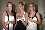 Models wearing Gilan jewelry designs  at the Parrish Art Museum's Midsummer   Gala in Southampton, N.Y. on July 17, 2004. photo by Rob Rich copyright 2004 516-676-3939 robwayne1@aol.com 112 12th. Ave, Sea Cliff, N.Y. 11579 USA