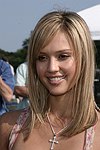 Jessica Alba at the Mercedes Benz Polo Challenge on July 17, 2004 in Bridgehampton, N.Y.  photo by Rob Rich copyright 2004<br>516-676-3939 robwayne1@aol.com