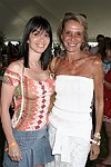 Elyse Slaine and Dr. Linda Tortoriello at the Mercedes Benz Polo Challenge on July 17, 2004 in Bridgehampton, N.Y.  photo by Rob Rich copyright 2004<br>516-676-3939 robwayne1@aol.com