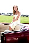 Amanda Hearst  at the Mercedes Benz Polo Challenge on Bridgehamtpon, N.Y. on 8-7-04.<br>photo by Rob Rich copyright 2004<br>516-676-3939<br>robwayne1@aol.com