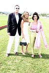 Jim Taylor, Amanda Hearst,  and Pamela Fiore from Town and Country Magazine  at the Mercedes Benz Polo Challenge on Bridgehamtpon, N.Y. on 8-7-04.<br>photo by Rob Rich copyright 2004<br>516-676-3939<br>robwayne1@aol.com  at the Mercedes Benz Polo Challenge on Bridgehamtpon, N.Y. on 8-7-04.<br>photo by Rob Rich copyright 2004<br>516-676-3939<br>robwayne1@aol.com