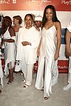 Phylicia Rashad and Sanaa Lathan at the Sean P. Diddy Coombs  annual White Party on July 4, 2004at the Sony Playstation 2 Estate in Bridgehampton, N.Y.  (Photo by Rob Rich/Everett Collection)