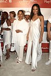 Phylicia Rashad and Sanaa Lathan at the Sean P. Diddy Coombs  annual White Party on July 4, 2004at the Sony Playstation 2 Estate in Bridgehampton, N.Y.  (Photo by Rob Rich/Everett Collection)