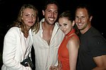 Nina T., Jason Beckman, Ari Horowitz,and Stacey Bendett<br> at the after party for the movie premiere of 'RIDING GIANTS' at the Southampton home of Andrew Rosen on 7-2-04<br>photo by Rob Rich copyright 2004  516-676-3939