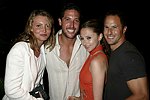 Nina T., Jason Beckman, Ari Horowitz,and Stacey Bendett<br> at the after party for the movie premiere of 'RIDING GIANTS' at the Southampton home of Andrew Rosen on 7-2-04<br>photo by Rob Rich copyright 2004  516-676-3939