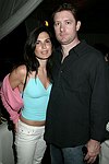  Jennifer Martin and Steve Pinkos at the after party for the movie premiere of 'RIDING GIANTS' at the Southampton home of Andrew Rosen on 7-2-04<br>photo by Rob Rich copyright 2004  516-676-3939