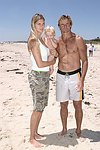 Gabrielle Reece, Reece Viola Hamilton, and Laird Hamilton at the 'Riding Giants' beach party at the Watermill ocean front residence of Alex von Furstenberg on 7-3-04<br>photos by Rob Rich copyright 2004  516-676-3939