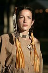 Alli Joseph at the Shinnecock Reservation Pow Wow in Southampton on 9-6-04. photo by Rob Rich copyright 2004<br>516-676-3939<br>robwayne1@aol.com