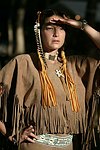 Alli Joseph at the Shinnecock Reservation Pow Wow in Southampton on 9-6-04. photo by Rob Rich copyright 2004<br>516-676-3939<br>robwayne1@aol.com