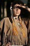 Alli Joseph at the Shinnecock Reservation Pow Wow in Southampton on 9-6-04. photo by Rob Rich copyright 2004<br>516-676-3939<br>robwayne1@aol.com