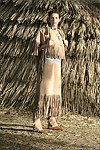 Alli Joseph at the Shinnecock Reservation Pow Wow in Southampton on 9-6-04. photo by Rob Rich copyright 2004<br>516-676-3939<br>robwayne1@aol.com