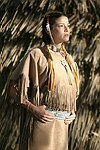 Alli Joseph at the Shinnecock Reservation Pow Wow in Southampton on 9-6-04. photo by Rob Rich copyright 2004<br>516-676-3939<br>robwayne1@aol.com