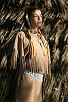 Alli Joseph at the Shinnecock Reservation Pow Wow in Southampton on 9-6-04. photo by Rob Rich copyright 2004<br>516-676-3939<br>robwayne1@aol.com