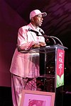  Russell Simmons at the Rush Philanthropic Arts Foundation 5th. Annual Hamptons Benefit at the Easthampton residence of Russell and Kimora Lee Simmons  on July 24, 2004 in Easthampton, N.Y.   (Photo by Rob Rich/Everett Collection)