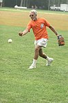 Roy Scheider at the Artist and Writer's Annual Softball game in Easthampton on 8-21-04.  photo by Rob Rich copyright 2004 516-676-3939  robwayne1@aol.com