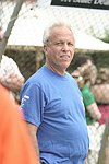 Mark Green at the Artist and Writer's Annual Softball game in Easthampton on 8-21-04.  photo by Rob Rich copyright 2004 516-676-3939  robwayne1@aol.com