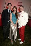 Alex Hehran, Sara Galloway, and Ted Hartley   at the Southhampton Hospital Benefit in Southampton, N.Y. on August 7, 2004.photo by Rob Rich copyright 2004<br>516-676-3939<br>robwayne1@aol.com